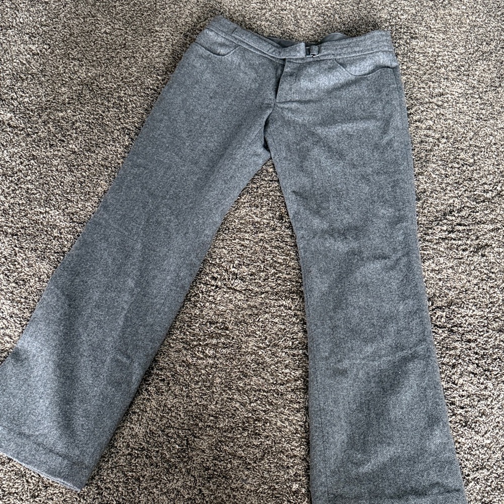 GAP Charcoal Wool Blend Trousers